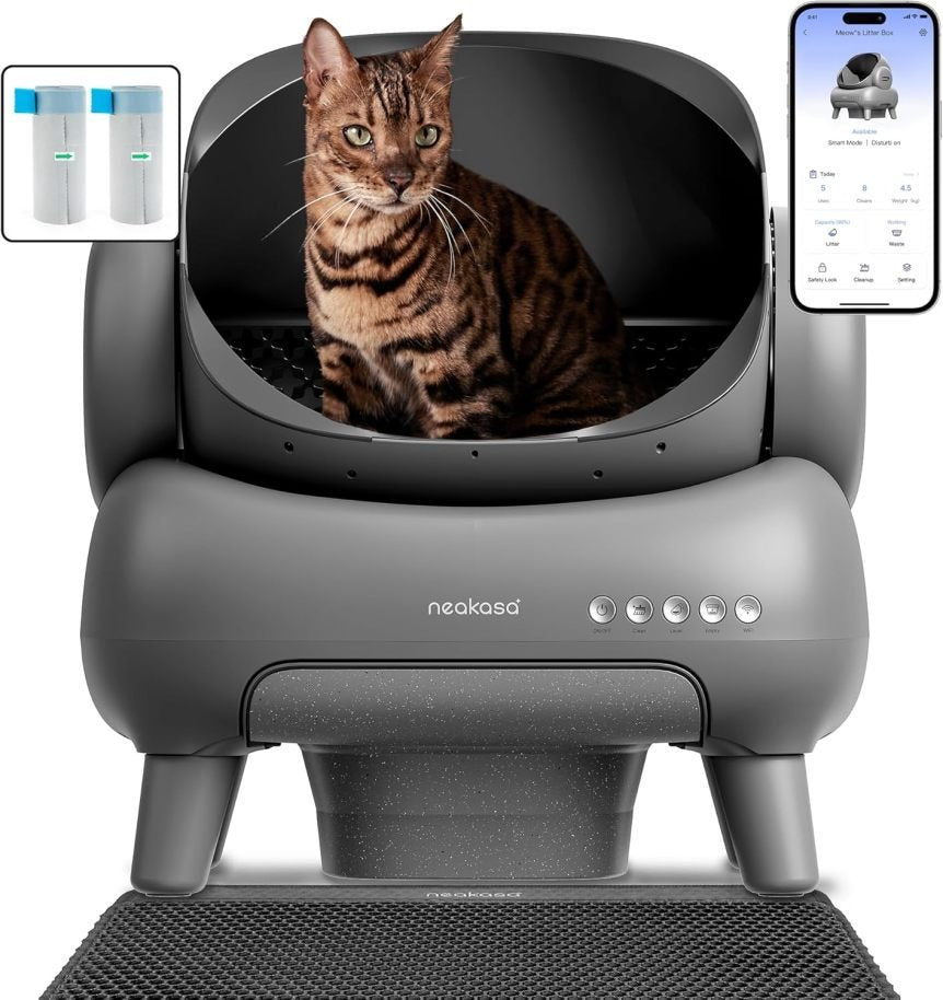 Neakasa M1 Arenero XXL abierto por arriba – Autolimpiable