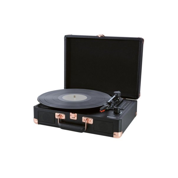 SILVERCREST Tocadiscos tipo maleta con Bluetooth y grabación USB – Artículo de segunda selección, muy buen estado