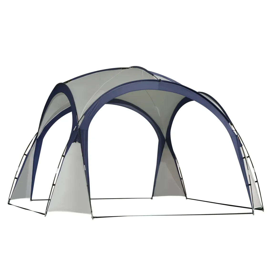Outsunny Cenador/tienda de jardín con protección solar – Fibra de vidrio