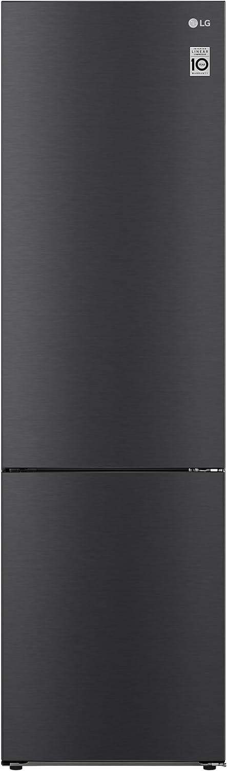 LG GBP62MCNBC Frigorífico-congelador 384 L clase B – DoorCooling+, LINEARCooling, pantalla interior, 59,5 × 203 × 67,5 cm, negro mate