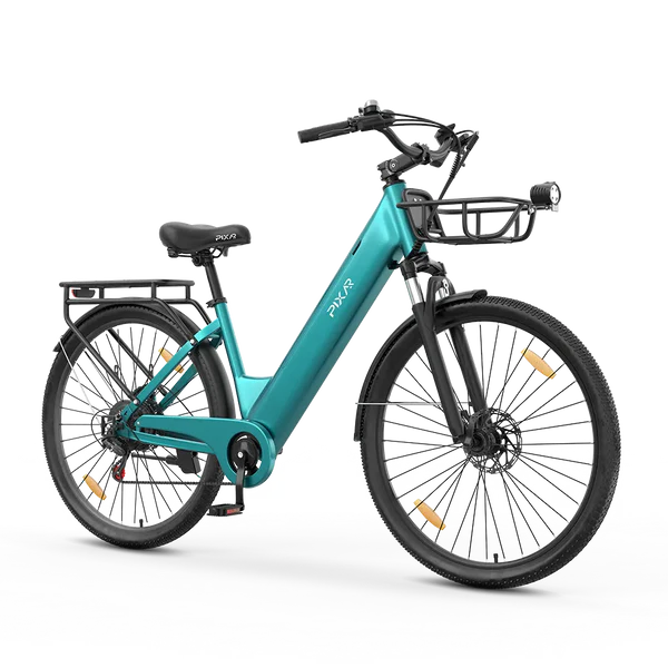 PIXAR C1 Pro Bicicleta eléctrica 25 km/h – Bicicleta urbana premium con potente asistencia, cómoda y moderna