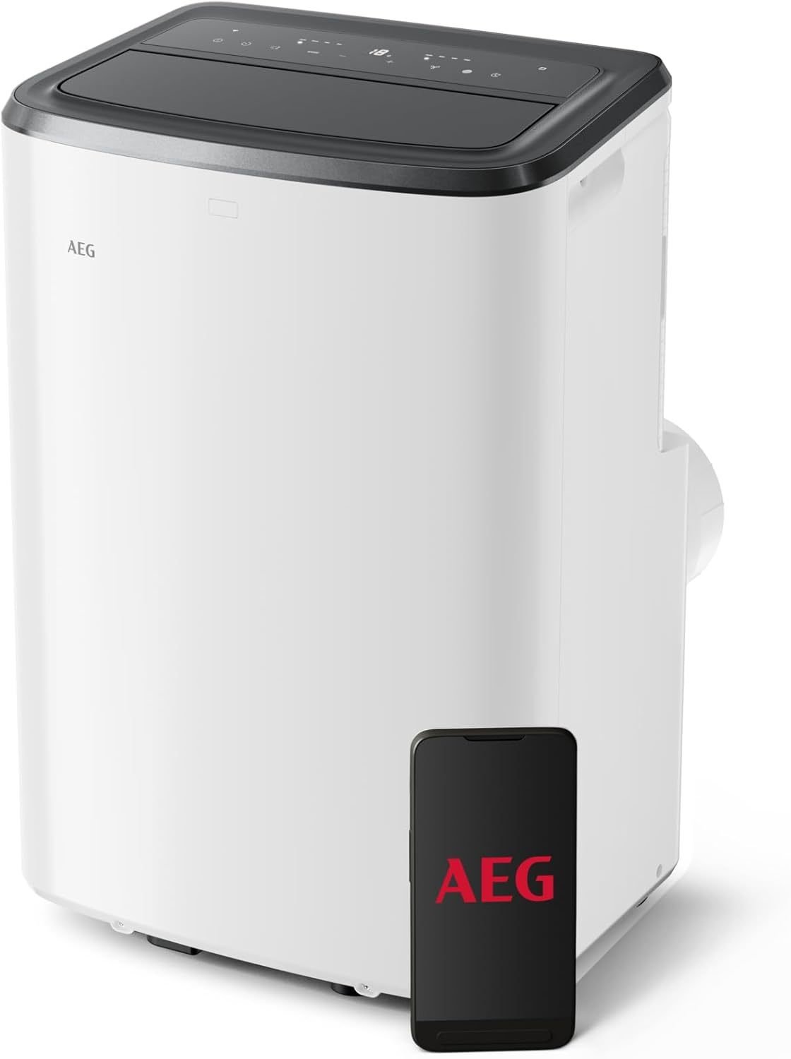 AEG Chillflex Pro AXP26U338CW Aire acondicionado portátil – Pantalla LED, controles táctiles, mando a distancia, 30-40 m², refrigeración,…