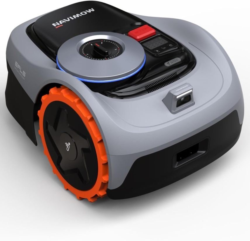 Navimow i105E Robot cortacésped sin cable perimetral 500 m² – RTK+Vision, mapeo IA automático, límites virtuales, gestión multizona