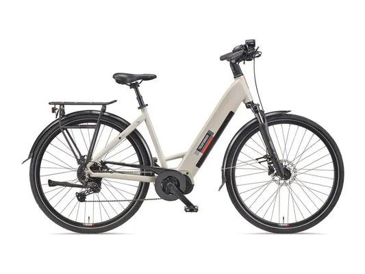 Bicicleta eléctrica urbana Multitalent RC680 28″ – Blanco