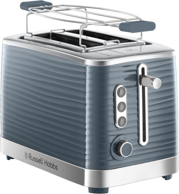 Russell Hobbs Inspire Grey Conjunto de desayuno – Tostadora, hervidor y cafetera