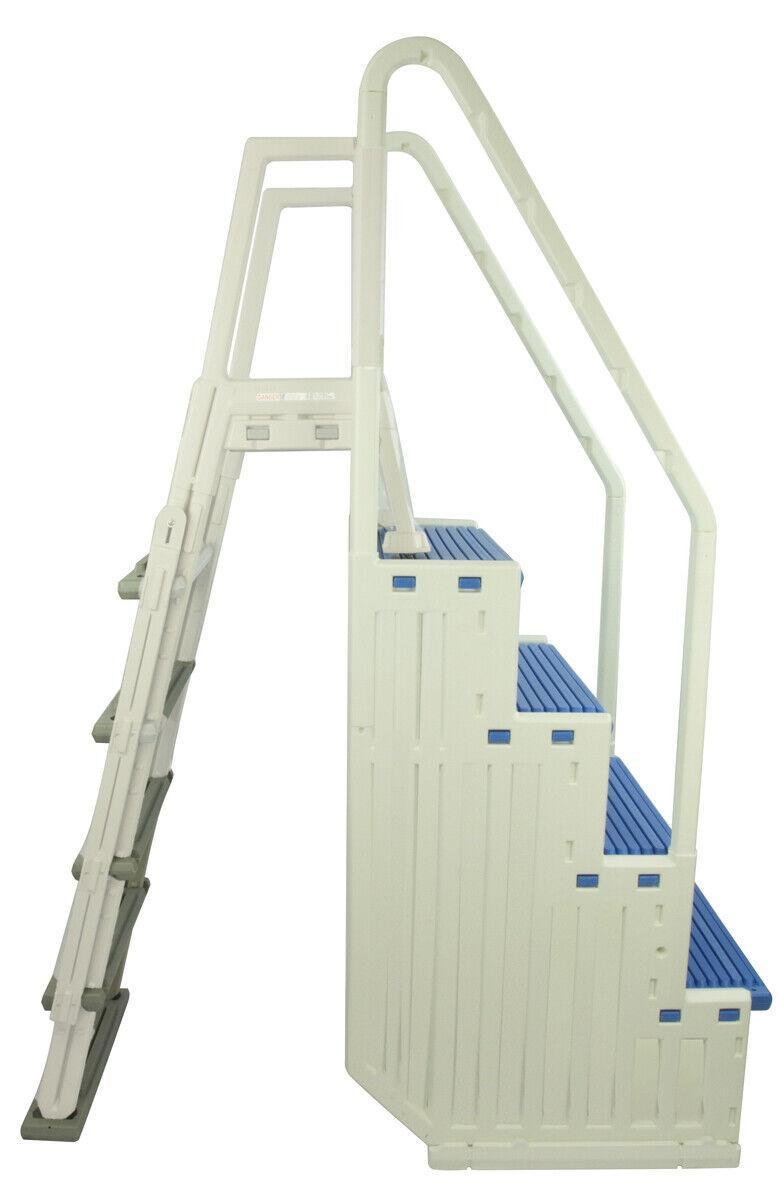 Confer Step 1 & In-Pool Ladder Sistema de escalera para piscina elevada – Color a elegir
