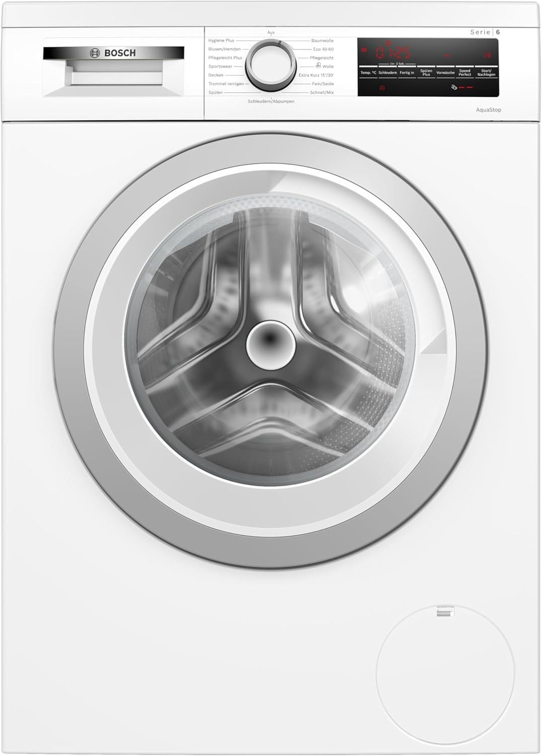 Bosch WAN28127 Lavadora Serie 4 8 kg, 1400 rpm – Iron Assist, ActiveWater Plus, EcoSilence Drive, SpeedPerfect, blanco, 60 cm