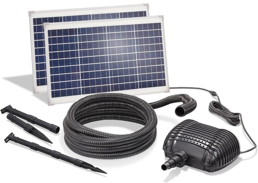 esotec Kit de arroyo solar 70 3400 PRO – Conjunto completo para juegos de agua solares