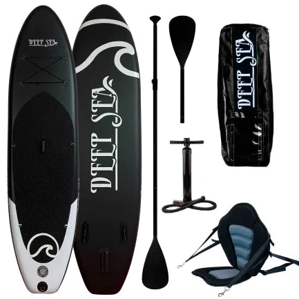 Deep Sea Pack tabla SUP Kayak Pro 300 cm – Negro