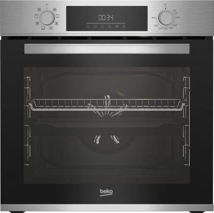 Beko BBSM12340X Conjunto horno empotrable + placa de inducción – 4 zonas, horno 72 L con 8 modos