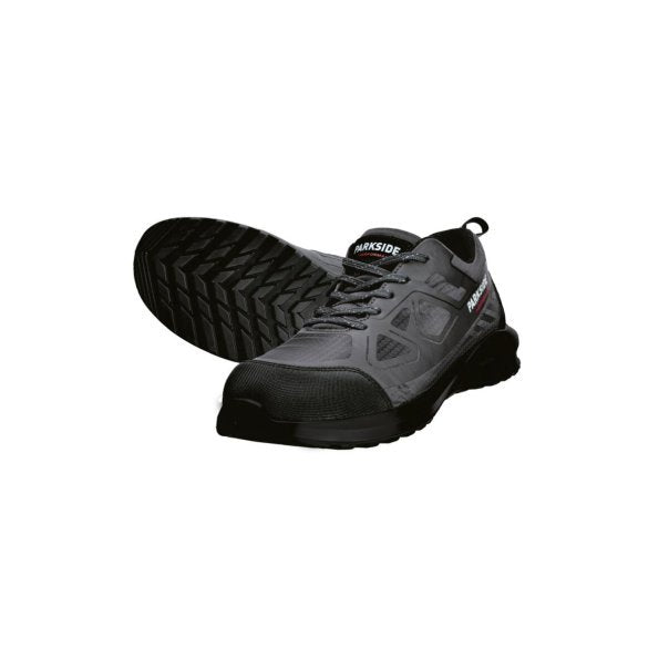 PARKSIDE PERFORMANCE Zapatos de seguridad hombre S3 con puntera de fibra de vidrio, gris talla 44 – Artículo de segunda selección, como nuevos
