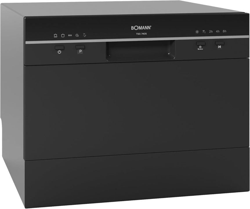 Bomann TSG 7405 Mini lavavajillas con conexión de agua – Manguera incluida, silencioso, protección antidesbordamiento, ideal para cocina…