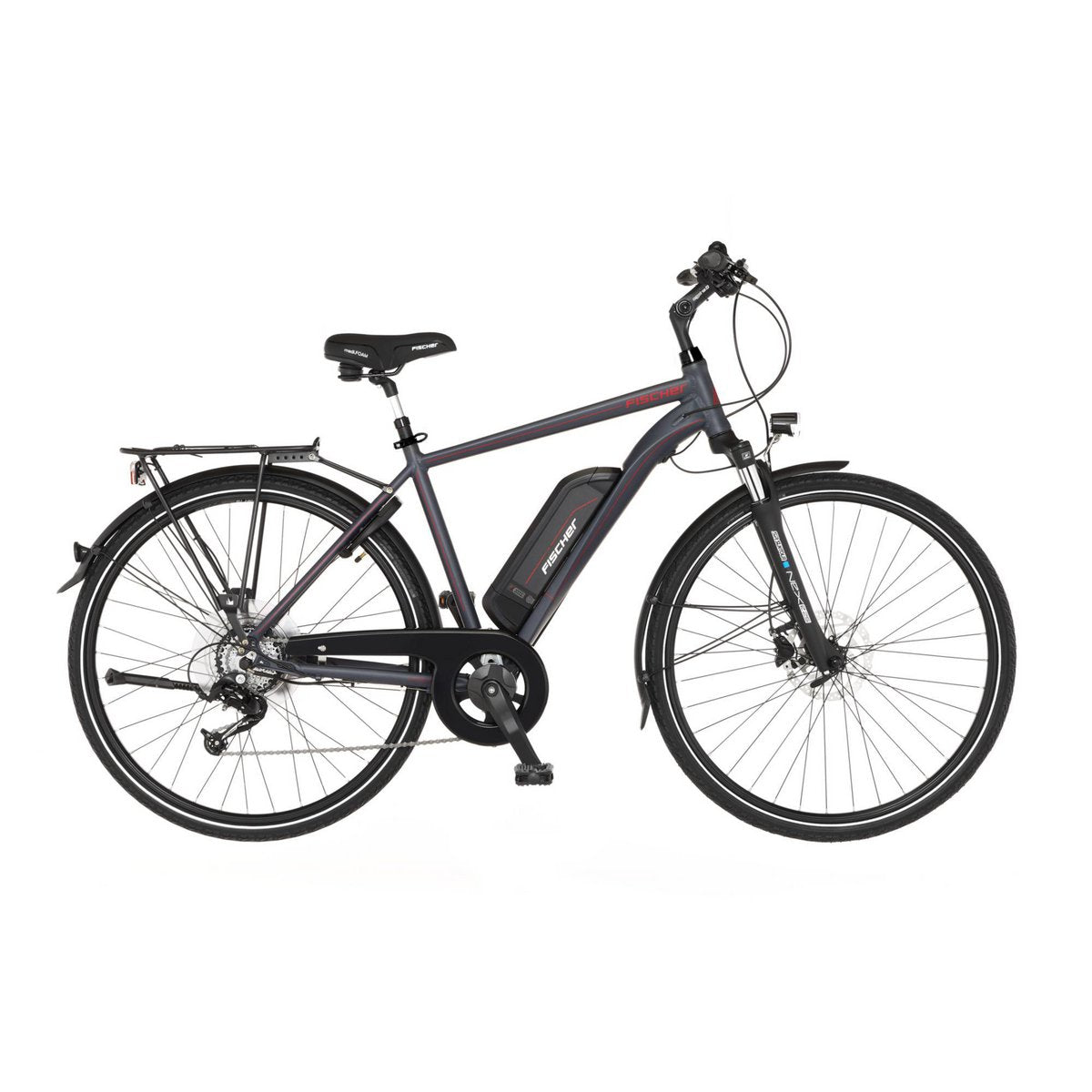 FISCHER VIATOR 1.0 Bicicleta eléctrica – Bicicleta trekking/urbana con asistencia cómoda para el día a día y paseos