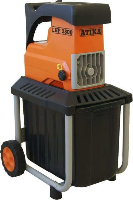 ATIKA LHF 2800 Biotrituradora eléctrica silenciosa de rodillos – 230 V, 2800 W