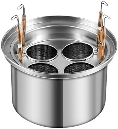 Juego de insertos para cocedor de pasta – Olla profesional de acero inoxidable con cesta filtro