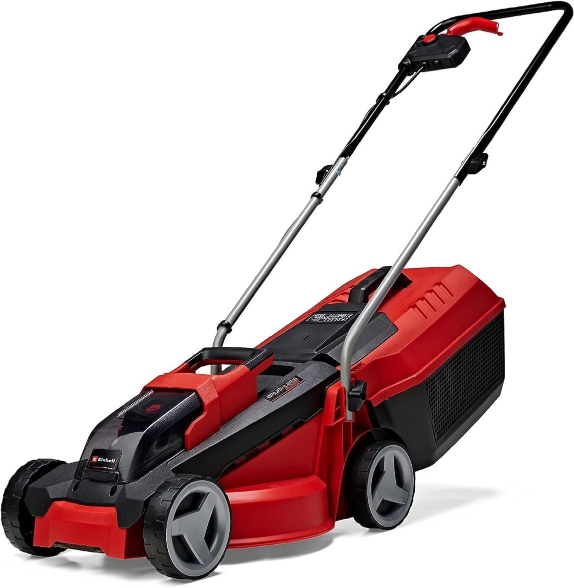 Einhell City Cortacésped inalámbrico GE-CM 18/30 Li Kit Power X-Change – 18 V, corte 30 cm, hasta 150 m², motor sin escobillas, cesta 25 L,…
