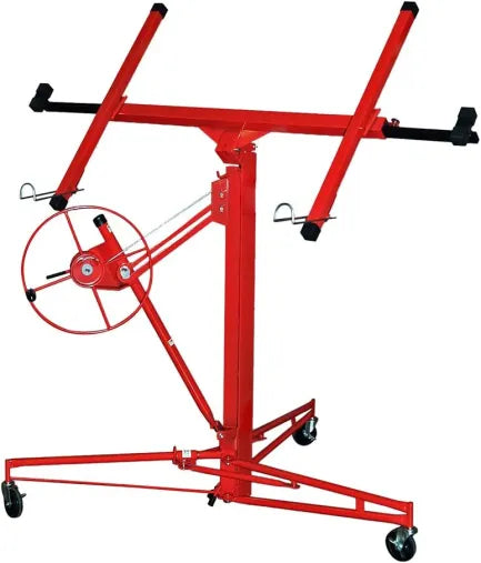 Sonnewelt Elevador de placas plegable – Carga 68 kg, altura regulable de 140 a 350 cm