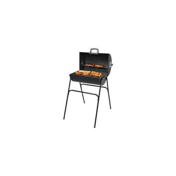 GRILLMEISTER Barbacoa de carbón tipo barril KANSAS – Artículo de segunda selección, muy buen estado