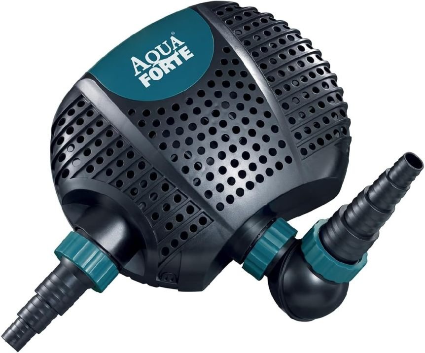 AquaForte O-20000 Plus Bomba para estanque – Potente para arroyos, cascadas y sistemas de filtración