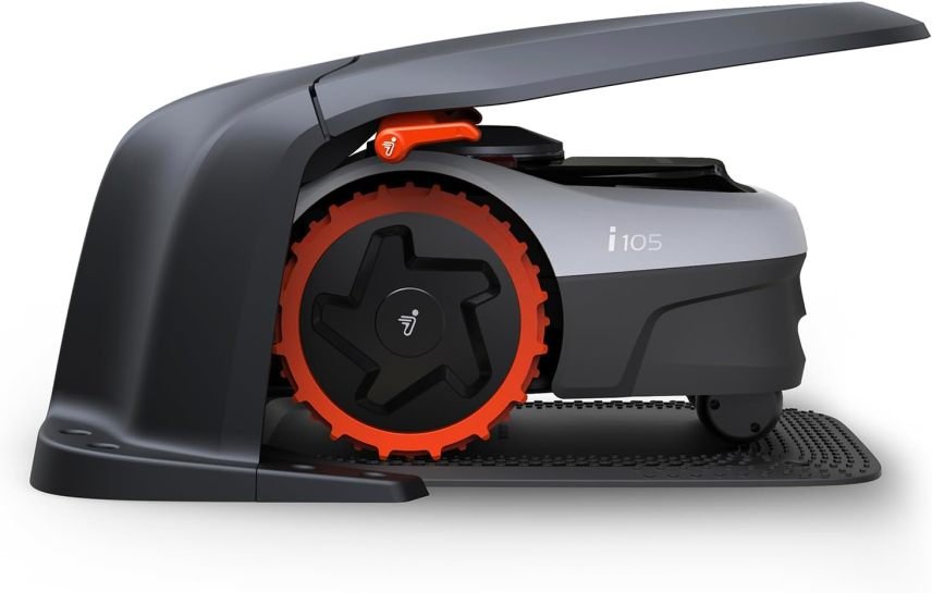 Navimow Garaje S para robots i105E/i108E – Elevable, sin bloqueo de señal, protección contra sol/lluvia