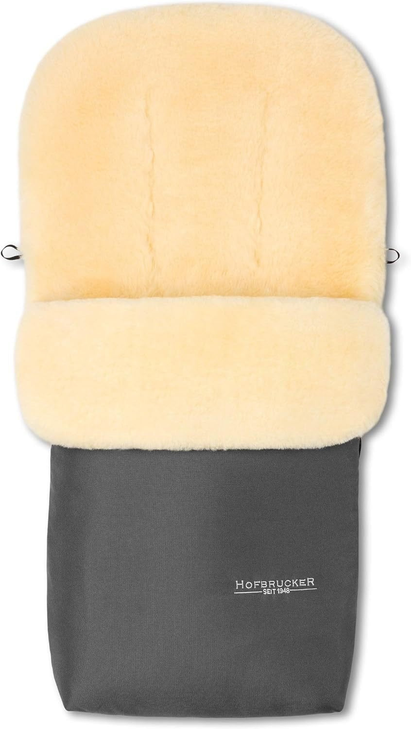 Hofbrucker Putzi Saco térmico de piel de cordero – Para cochecito y buggy