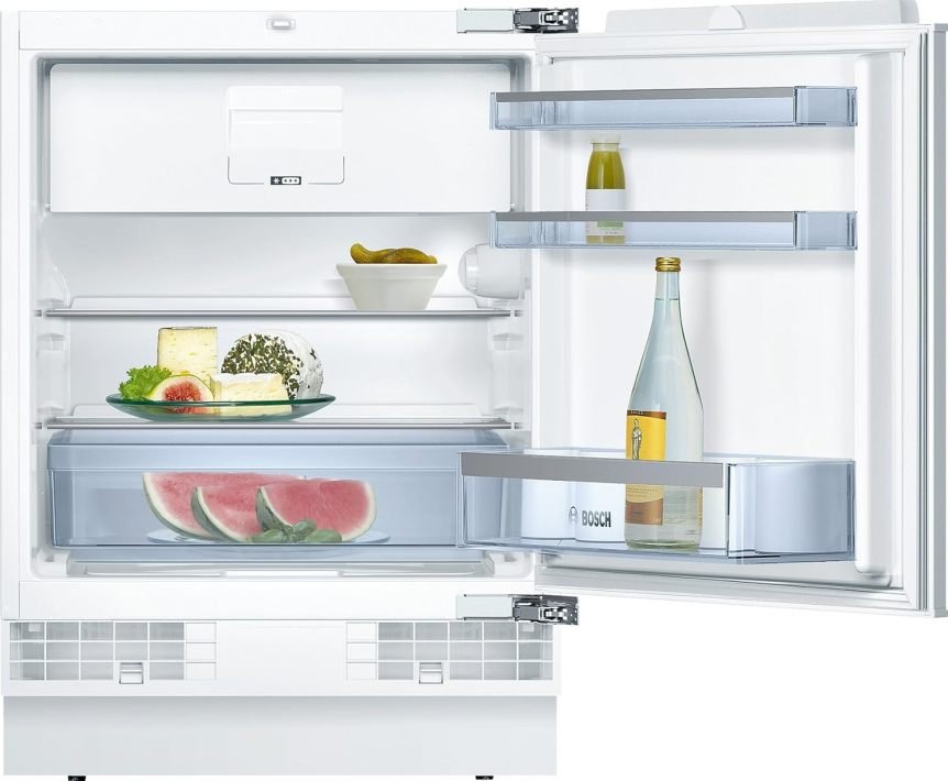 Bosch KUL15AFF0 Serie 6 Frigorífico bajo encimera 123 L – Iluminación LED, MultiBox, bisagra plana