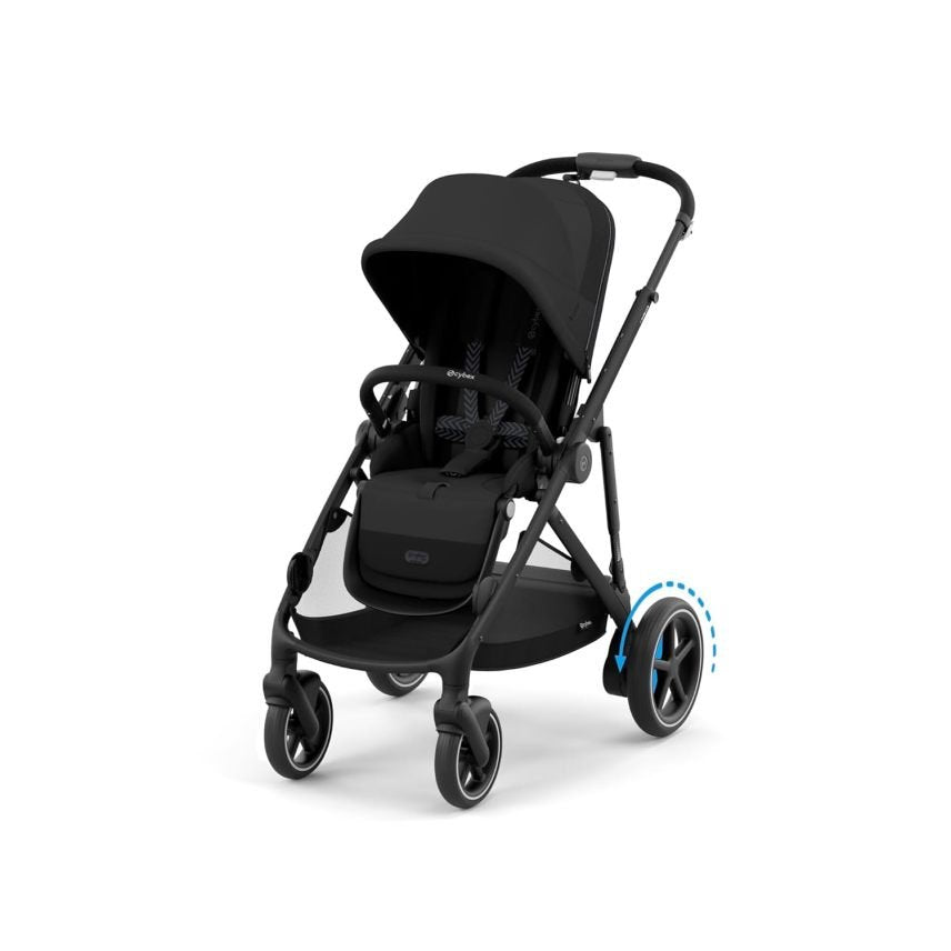 CYBEX Gold e-GAZELLE S Cochecito eléctrico – Desde el nacimiento hasta aprox. 4 años, 22 kg en individual/2 × 22 kg en doble, sistema todo en uno…