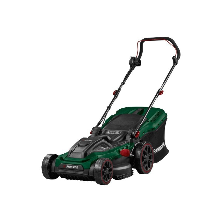 PARKSIDE Cortacésped eléctrico PERM 1800 A1 – Ajuste de altura de corte en 7 niveles, artículo de segunda selección, buen estado
