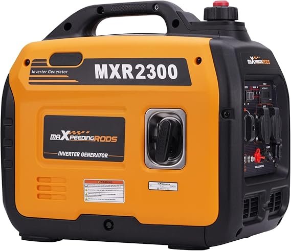 Generador inverter eléctrico 2300 W – Gasolina, 4 tiempos, silencioso