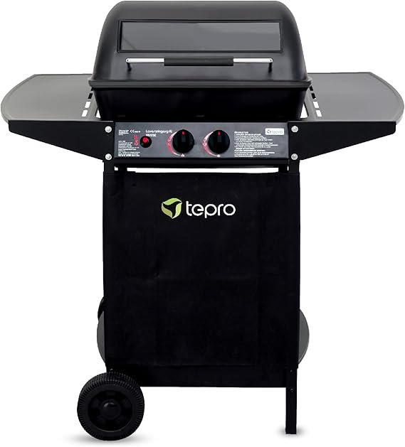 tepro Irvine Barbacoa de gas con piedras de lava