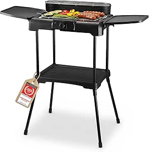 SILVERCREST KITCHEN TOOLS Grill de sobremesa STG 2200 A1 con 2 superficies separadas – Artículo de segunda selección, como nuevo
