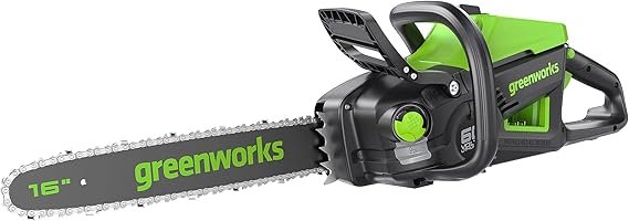 Greenworks Gen II Motosierra inalámbrica 60 V (sin batería) – Potente herramienta profesional para corte de madera y mantenimiento de árboles