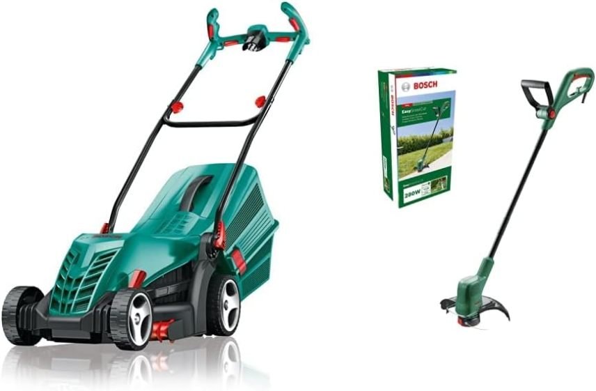Bosch ARM 37 Cortacésped eléctrico – 1400 W, ancho de corte 37 cm