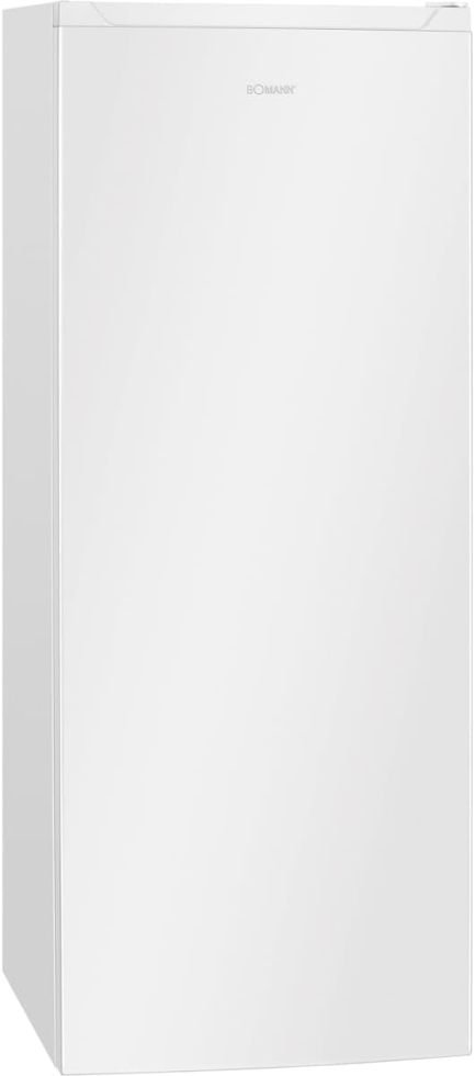 Bomann Congelador vertical No Frost 161 L – Total No Frost, congelación rápida, MultiAirflow, puerta reversible, GS 7343 blanco