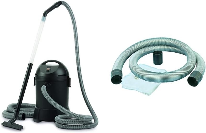 Oase 50529 PondoVac Classic Aspirador para estanque – 1400 W, 3000 L/h, 4 boquillas incluidas, para lodos de estanque y limpieza doméstica