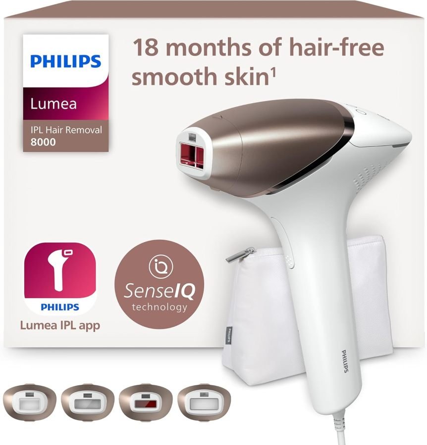 Philips Lumea Serie 8000 Dispositivo de depilación IPL BRI948/00