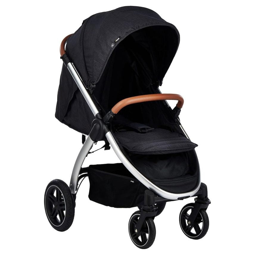 Hauck Uptown Silla de paseo Melange Rose – Todoterreno, asiento amplio, posición reclinada, ruedas de goma, suspensión, plegado compacto, funda de…