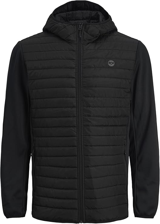 Chaqueta híbrida hombre – Plumífero ligero de diseño moderno, ideal para entretiempo, ocio y outdoor