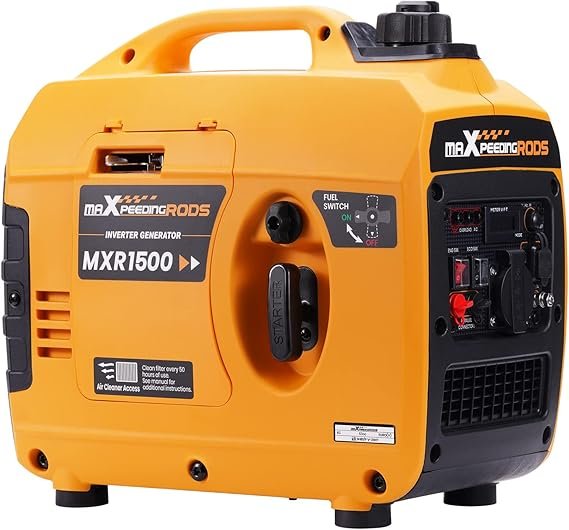 Generador inverter portátil 1200 W – Gasolina, 4 tiempos, silencioso