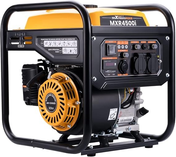Generador inverter portátil 3500 W – 4 tiempos, onda sinusoidal pura
