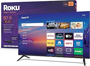 Roku Smart TV 2026 Select Series 50″ 4K QLED