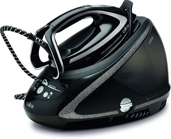 Calor Pro Express Ultimate+ Centro de planchado GV9610 – 8 bar de alta presión, golpe de vapor 650 g/min, 5 ajustes de vapor, fabricado en…