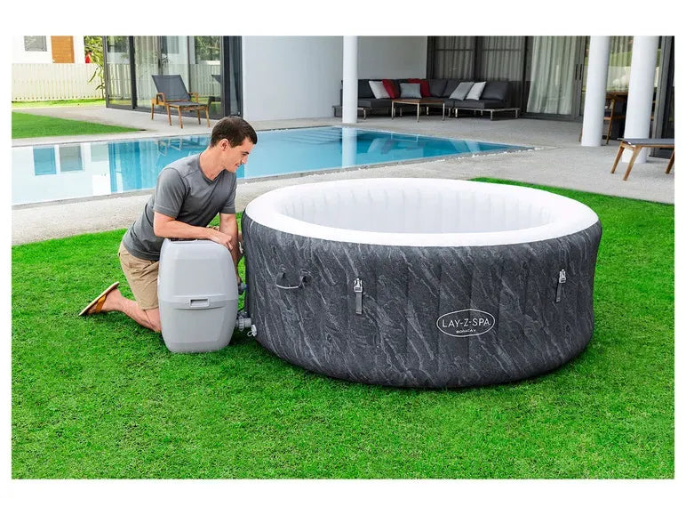 LAY-Z-SPA Boracay AirJet Spa hinchable Wi-Fi Ø 180 × 66 cm, redondo