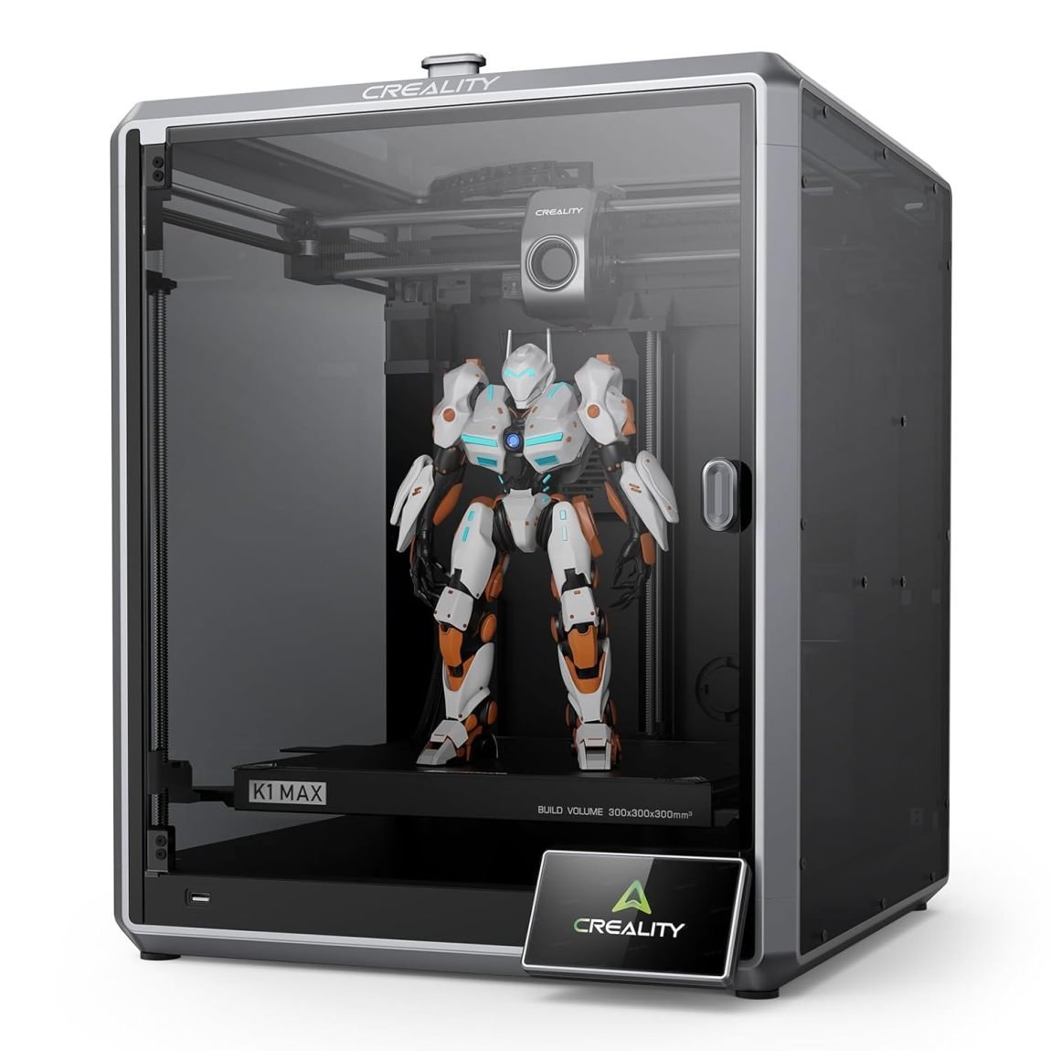Creality K2 Plus Combo Impresora 3D – Impresión multimaterial 16 colores, volumen XXL 350³ mm, accionamiento directo servo, doble cámara IA,…