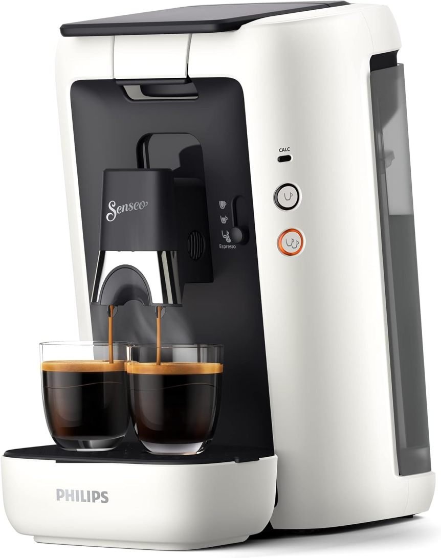 Philips Senseo Maestro CSA260/90 Cafetera de monodosis – Especialidades de café con función memoria, depósito 1,2 L