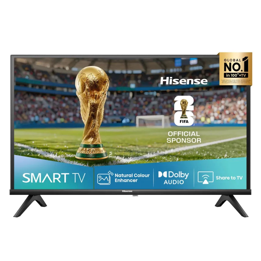 Hisense 40E4QT Televisor 40 pulgadas DLED Smart TV 2025 – Game Mode, AI Sports Mode, Dolby Audio, DTS Virtual:X, HDR10, HLG, Full HD, alto…