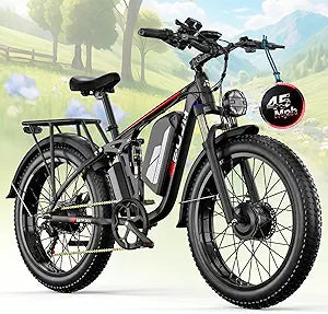 Bicicleta eléctrica para adultos con doble motor 6000 W