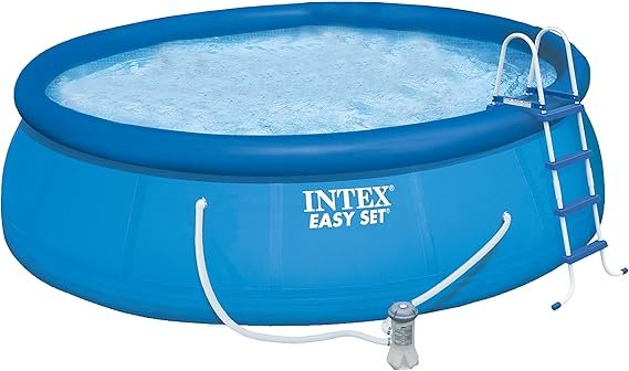 Intex Easy Set Piscina elevada redonda Ø 4,57 × 1,22 m – Autoportante para jardín