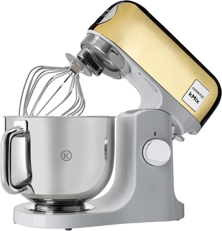 Kenwood kMix KMX750RD Robot de cocina 1000 W – Bol de acero inoxidable 5 L, sistema Safe-Use, cuerpo metálico, kit de repostería 3 piezas y…