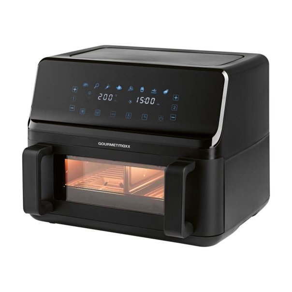 GOURMETmaxx Freidora de aire caliente Variokammer 15443 – 9 L, 2700 W, digital, artículo de segunda selección muy buen estado